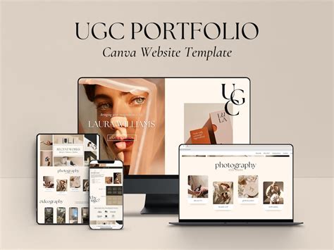 ugc portfolio website